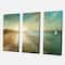 Designart - Coastal Pastel Horizon - Beach Canvas Art